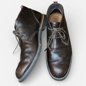 Timberland EarthKeepers Leather Chukka Boot Lace Up Brown Leather Shoe Size 9.5